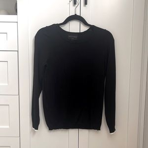 Small. Black. Sweater. White cuff. Absolutely Creative Worldwide. Never worn.